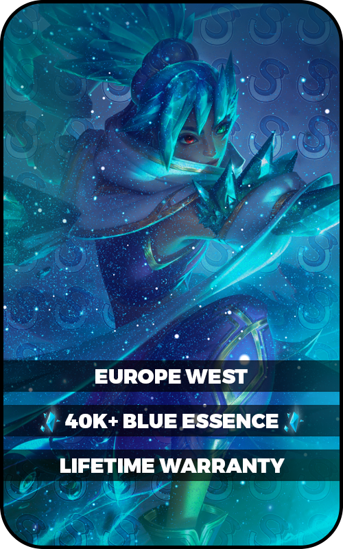 EUW SAFE Unranked Smurf - 40,000+ Blue Essence
