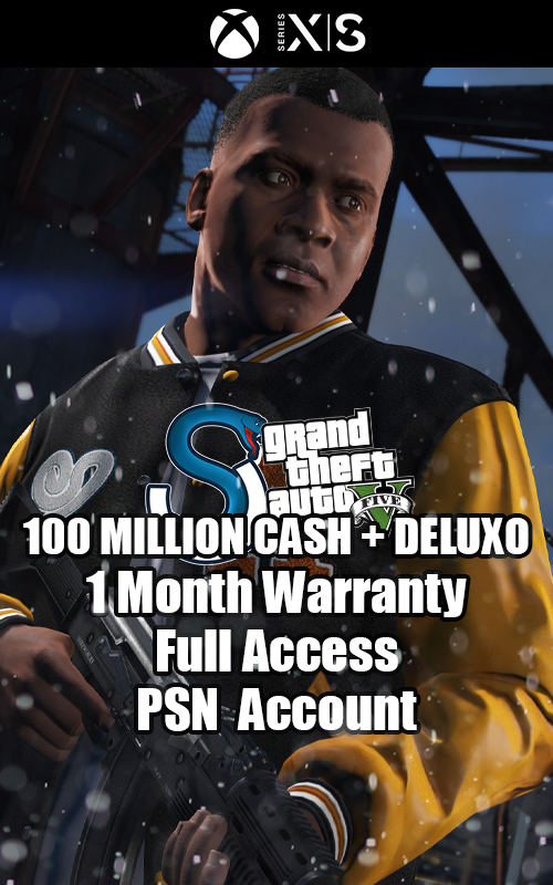 GTA V XBOX SERIES X/S 100 MILLION+ / CASH + DELUXO ACCOUNT