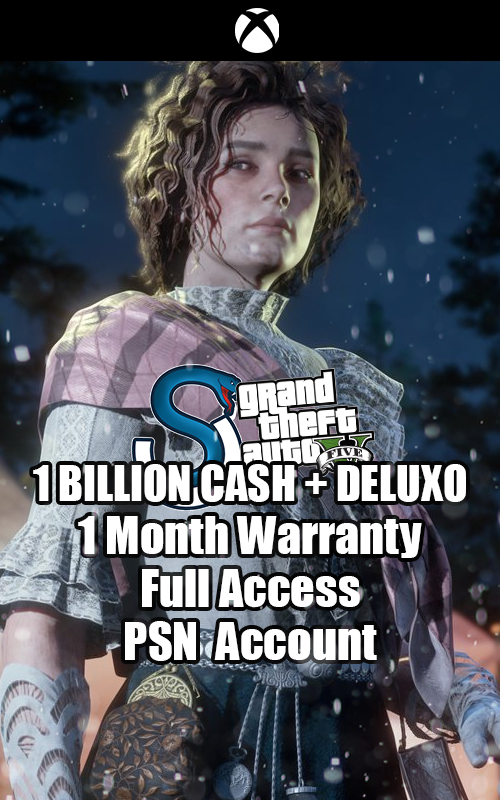 GTA V XBOX 1  1 BILLION+ / CASH + DELUXO ACCOUNT