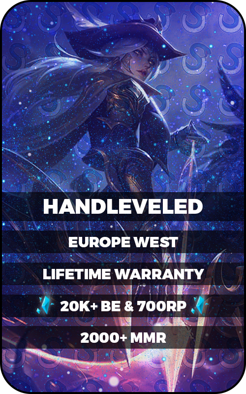EUW Handlevel 2,000+ MMR Account
