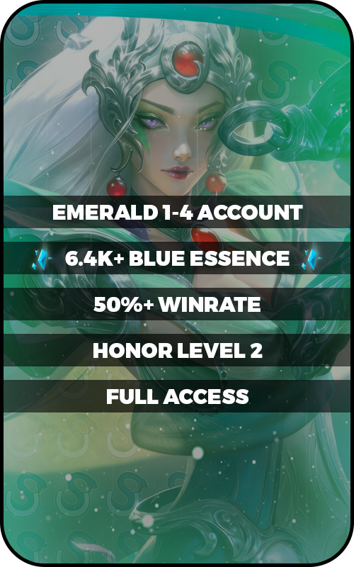 NA Ranked Emerald Account 1-4