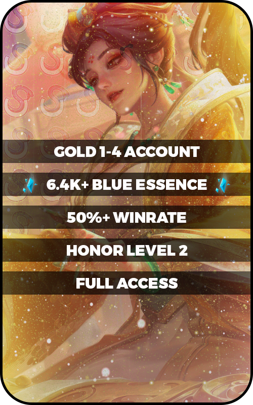 EUNE Ranked Gold Account 1-4