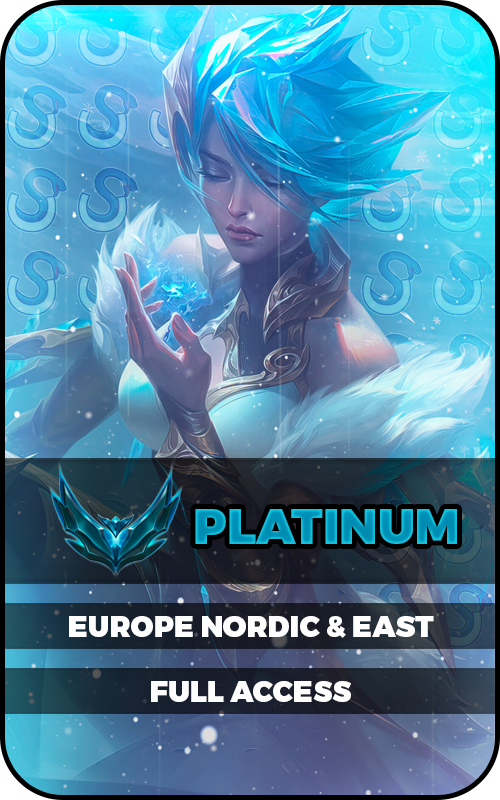 EUNE Ranked Platinum Account 1-4