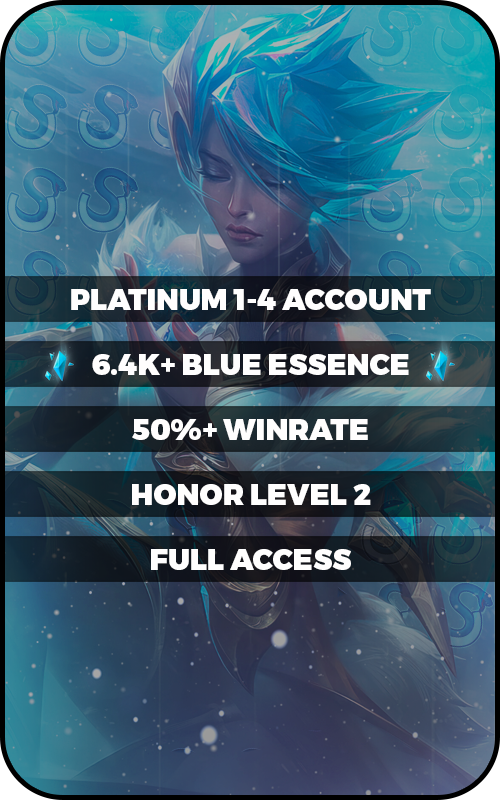 EUNE Ranked Platinum Account 1-4